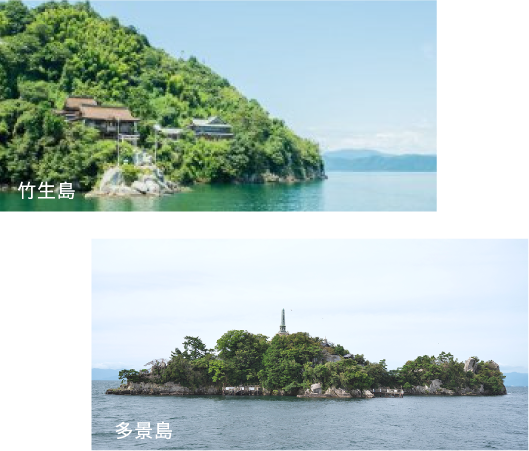竹生島・多景島めぐりクルージング